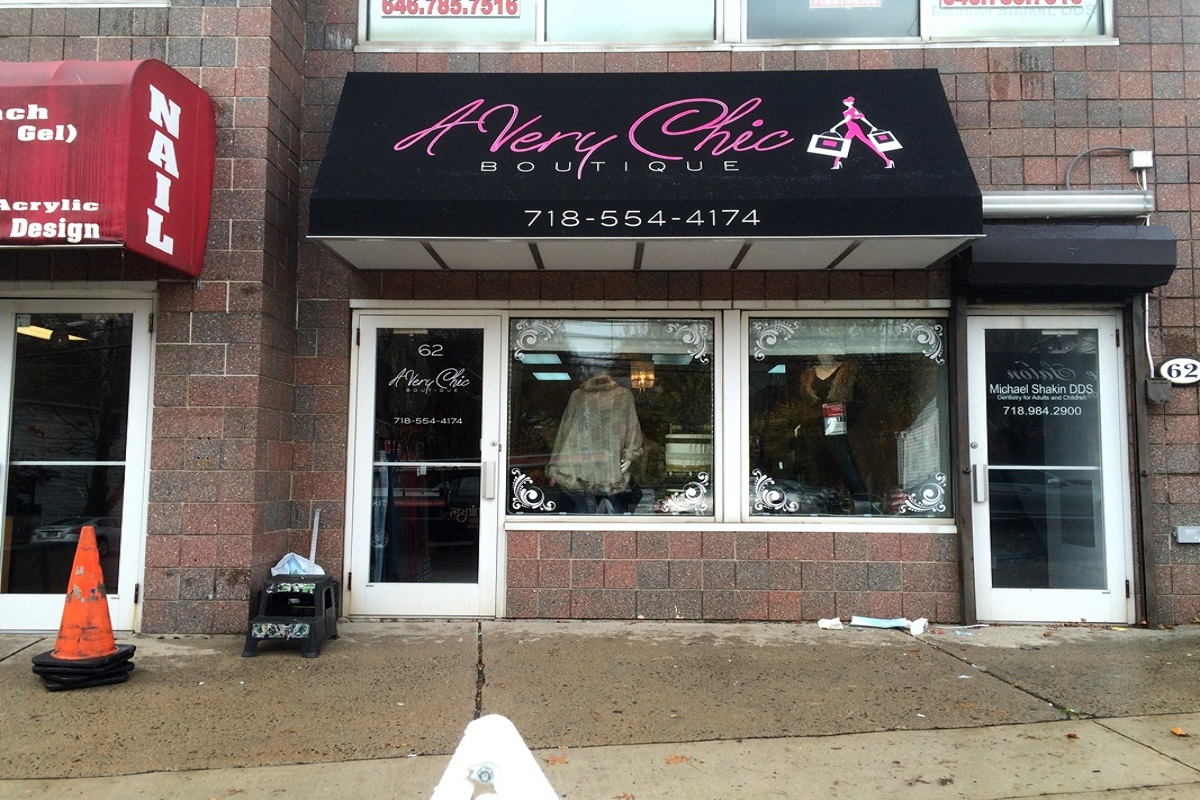 Stationary Awning at A Very Chic Boutique