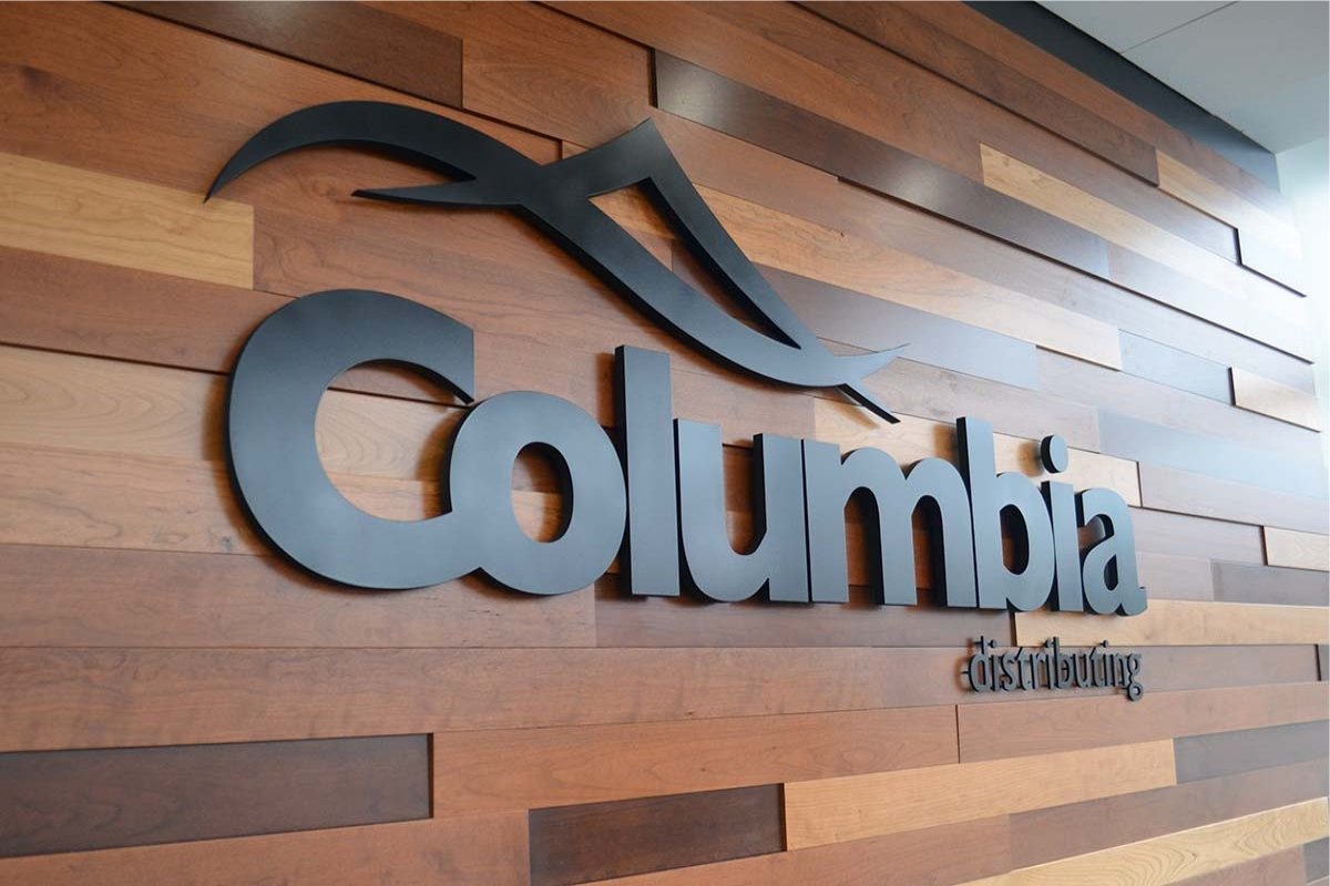 Wall Sign Columbia Distributing