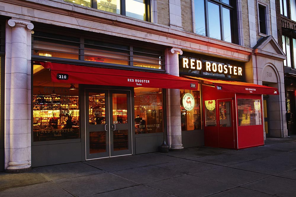 New York Sign Design Red Rooster